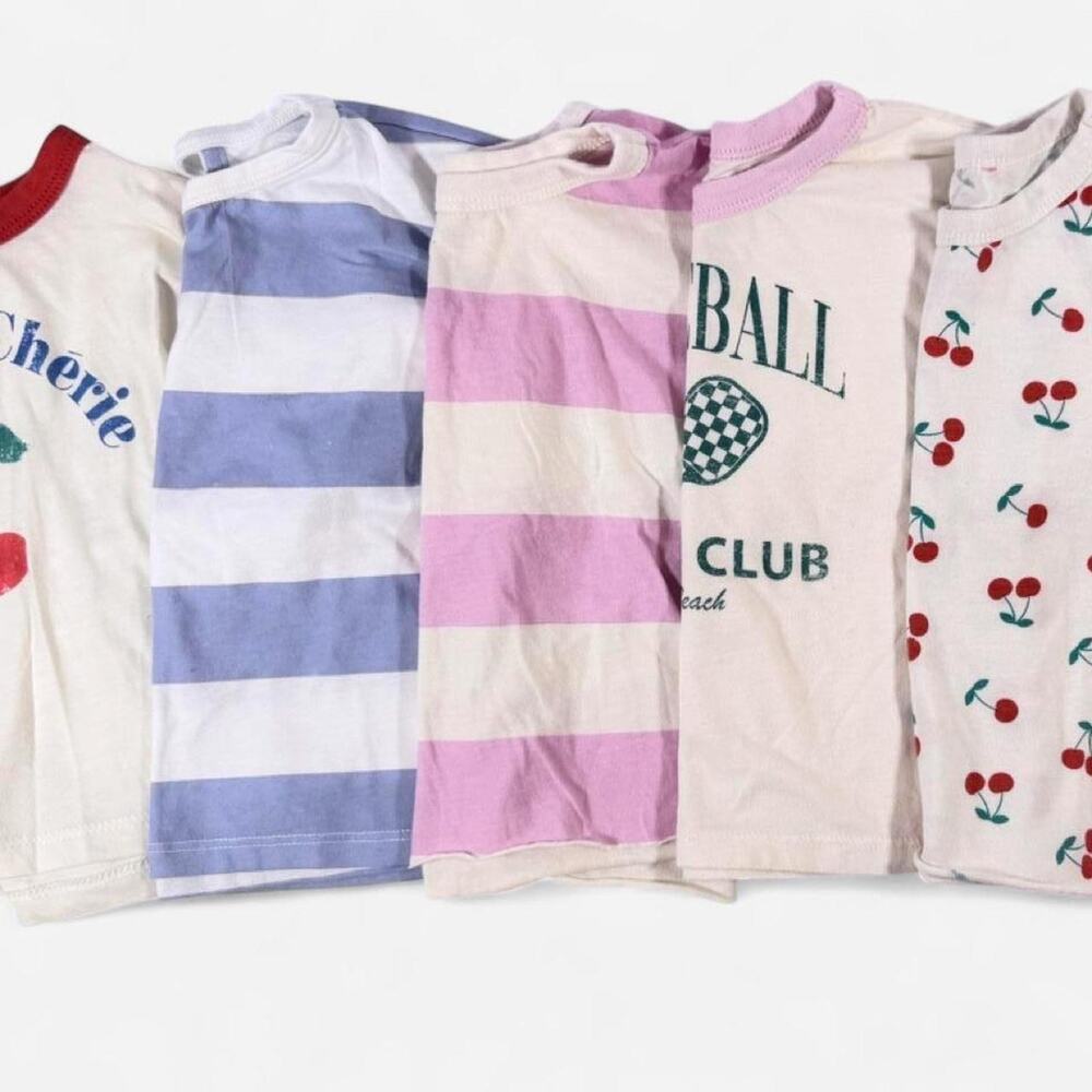 Toddler girls t shirt lot of